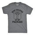 Funny Christmas Present Shirt Rude Christmas Offensive Xmas Gifts Messed Up Christmas Innuendo Stop Staring At My Package Gift Shirts Graphic Tee – Premium Graphic · Top Pick For Any Outfit