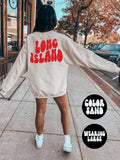 Long Island New York BACK PRINT Sweatshirt Gifts Crewneck Funny Sweater Shirt Jumper Men Women Him Her Sweatshirt – Premium Graphic · Trending Graphic Apparel
