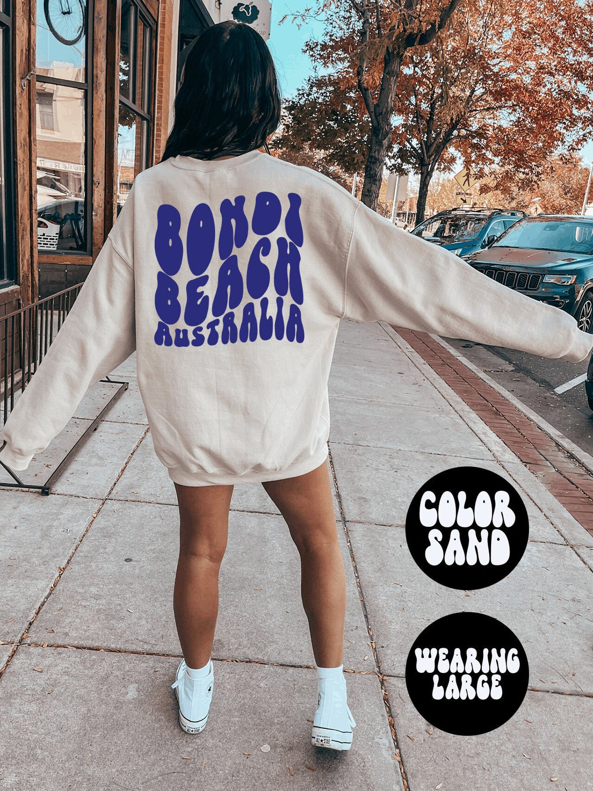 Bondi Beach Australia BACK PRINT Sweatshirt Gifts Crewneck Funny Sweater Shirt Jumper Men Women Him Her Sweatshirt – Premium Graphic · Great Gift For Fans