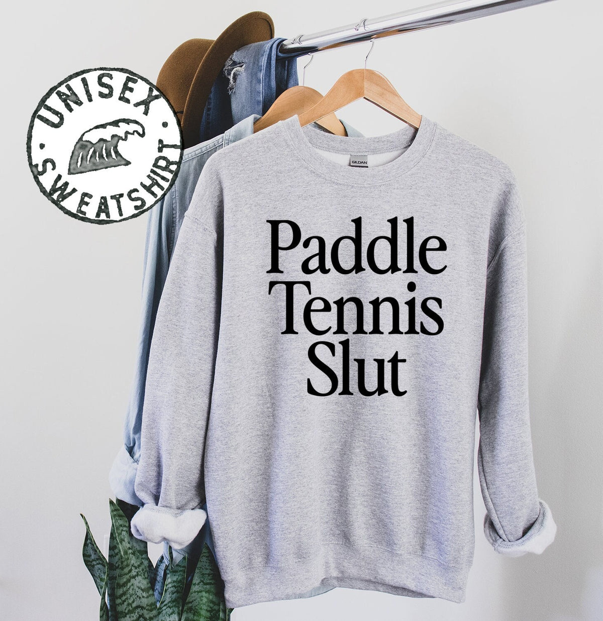 Paddle Tennis Player Sweatshirt Gifts Crewneck Funny Sweater Shirt Jumper Men Women Him Her Sweatshirt – Soft Feel · High-Quality Print