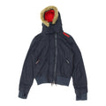 Superdry Proffessional Womens Windbomber Navy Faux Fur Jacket Vintage Designer Graphic Tee – Warm & Stylish · Top Pick For Any Outfit