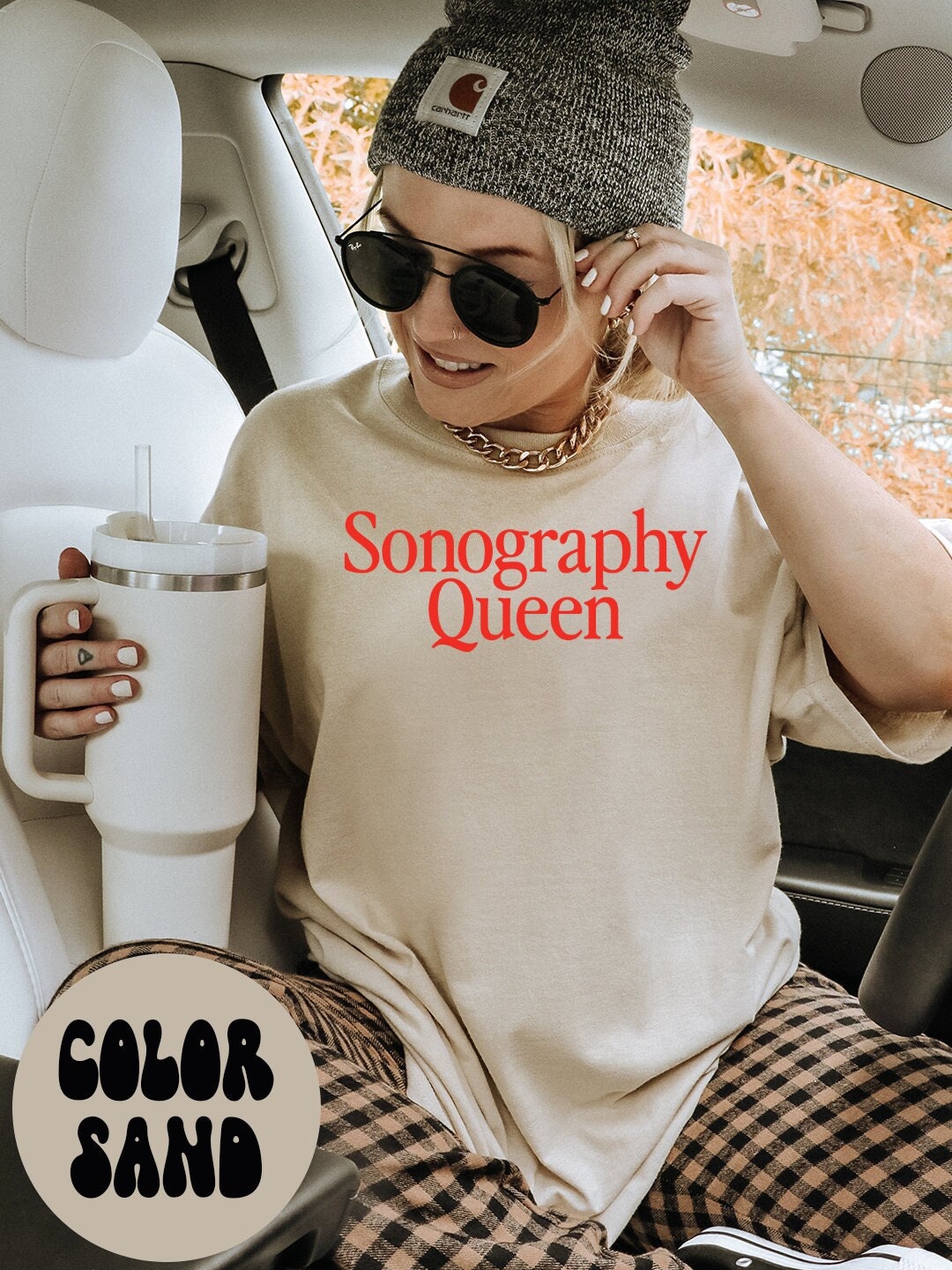 Sonography Queen Shirt Gifts Tshirt Tees TShirt Unisex Funny Graphic Tee – Soft Feel · Perfect For Daily Wear
