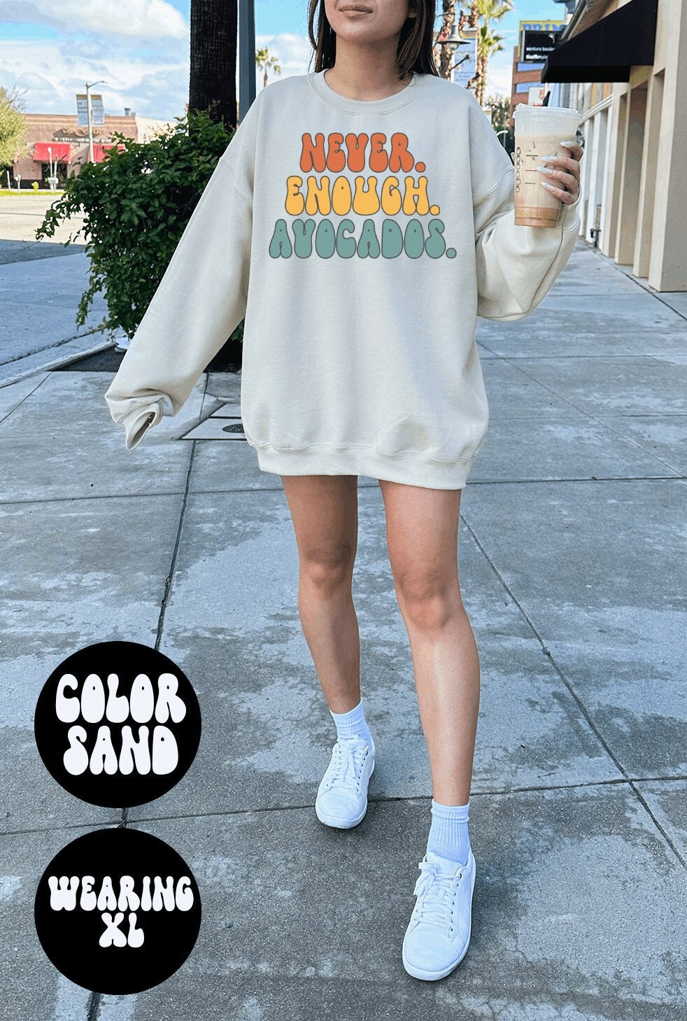 Avocado Sweatshirt Gifts Crewneck Funny Sweater Shirt Jumper Men Women Him Her Sweatshirt – Easygoing Wear · Must-Have Style