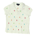 Ralph Lauren Girls White Polo Shirt Vintage Luxury High End Designer Kids VTG Graphic Tee – Soft Feel · High-Quality Print