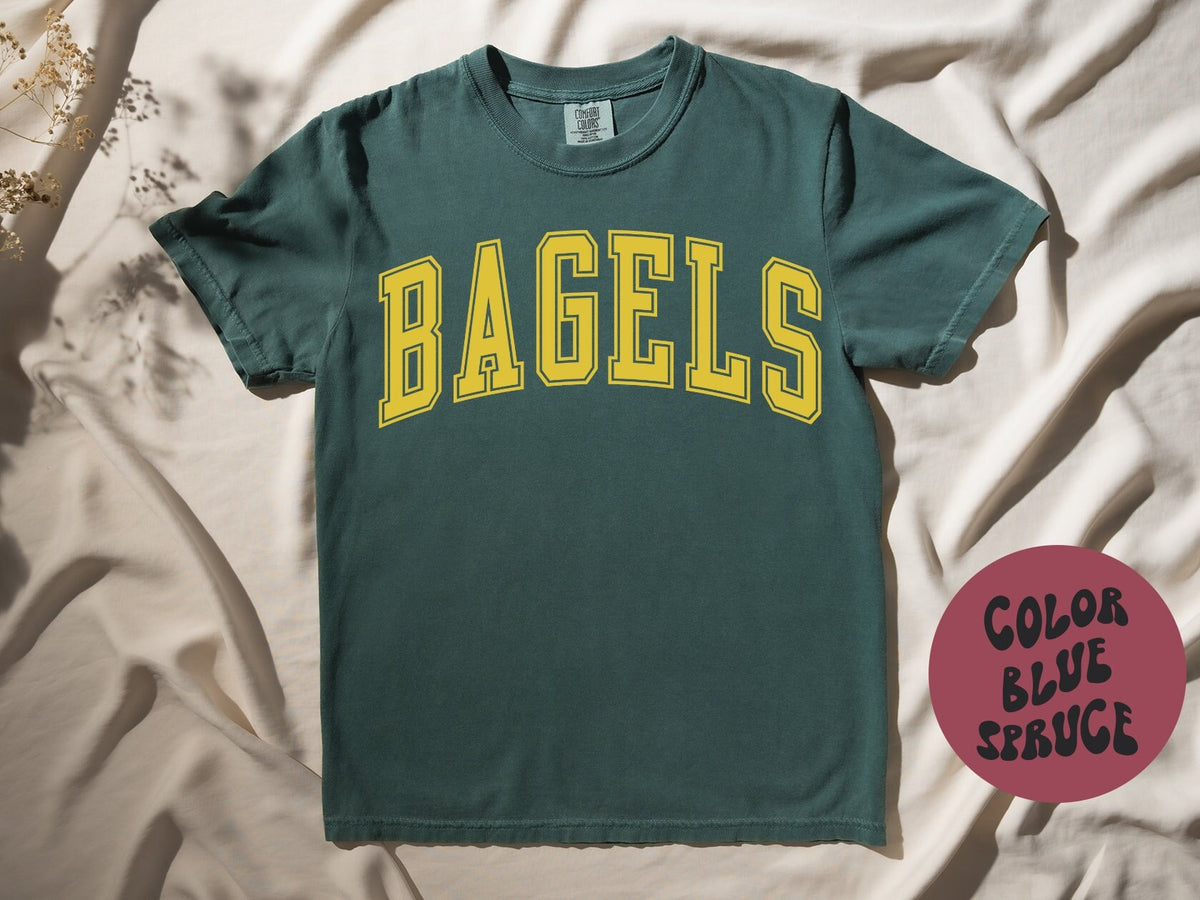 Bagels Shirt Gifts COMFORT COLORS Tshirt Crew Neck Tee Crewneck Short Sleeve Men Women Unisex Tote Bag – Cozy Vibes · Top Pick For Any Outfit