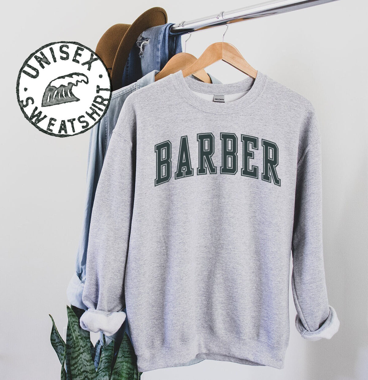 Barber Grad Sweatshirt Gifts Crewneck Funny Sweater Shirt Jumper Men Women Him Her Sweatshirt – Premium Graphic · Great Gift For Fans