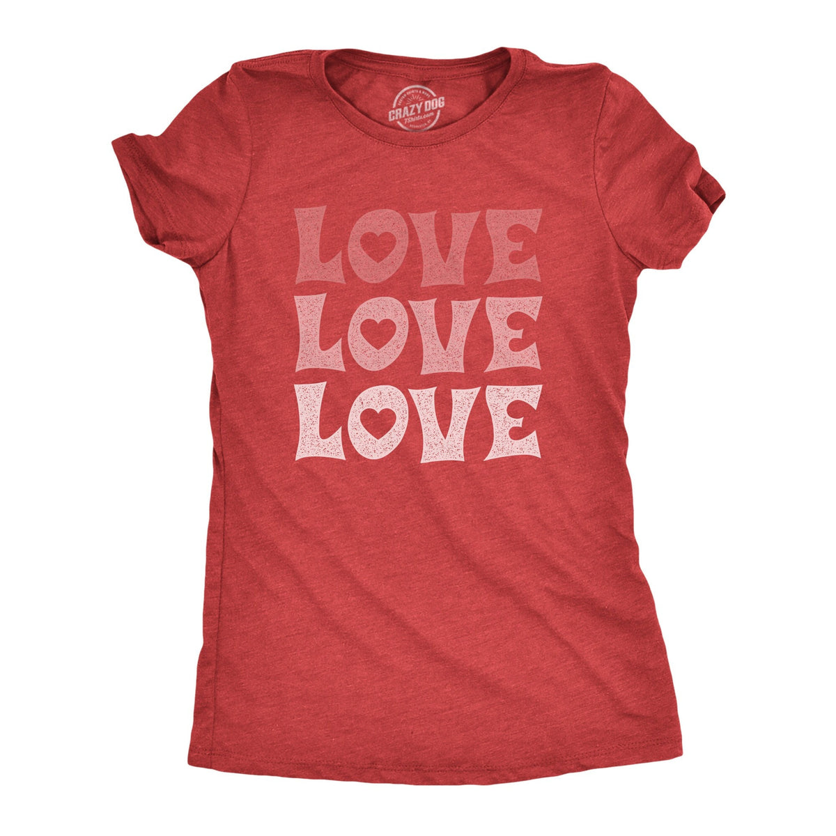 Love Love Love Love 3 Times Heart Love Tee Wife Anniversary Gift Lucky Wife Newlywed Shirt Woman Wedding Shower Bachelorette Party Graphic Tee – Cozy Vibes · Great Gift For Fans