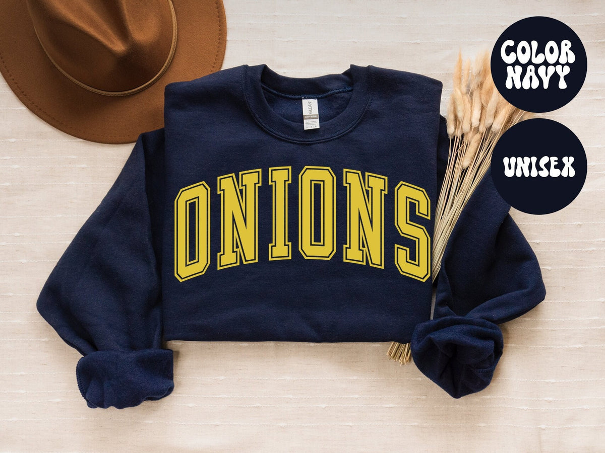 Onion Sweatshirt Gifts Crewneck Funny Sweater Shirt Jumper Men Women Him Her Sweatshirt – Everyday Comfort · Perfect For Daily Wear