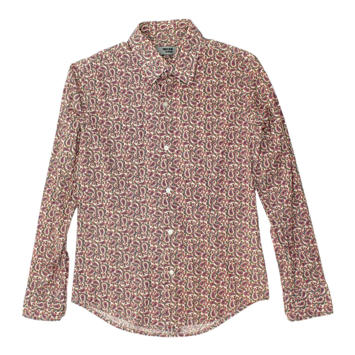 Tokuno Shima Womens Colourful Paisley Shirt Vintage High End Designer VTG Graphic Tee – Bold Style · Great Gift For Fans