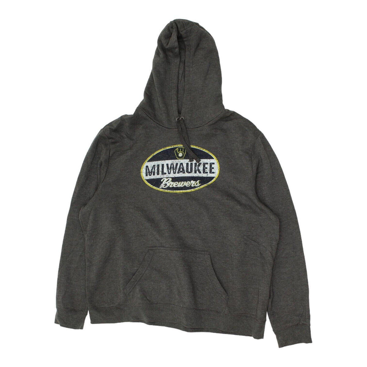 Milwaukee Brewers Mens Dark Grey Hoodie Retro Sportswear MLB Baseball Hoody Hoodie – Easygoing Wear · Perfect For Daily Wear