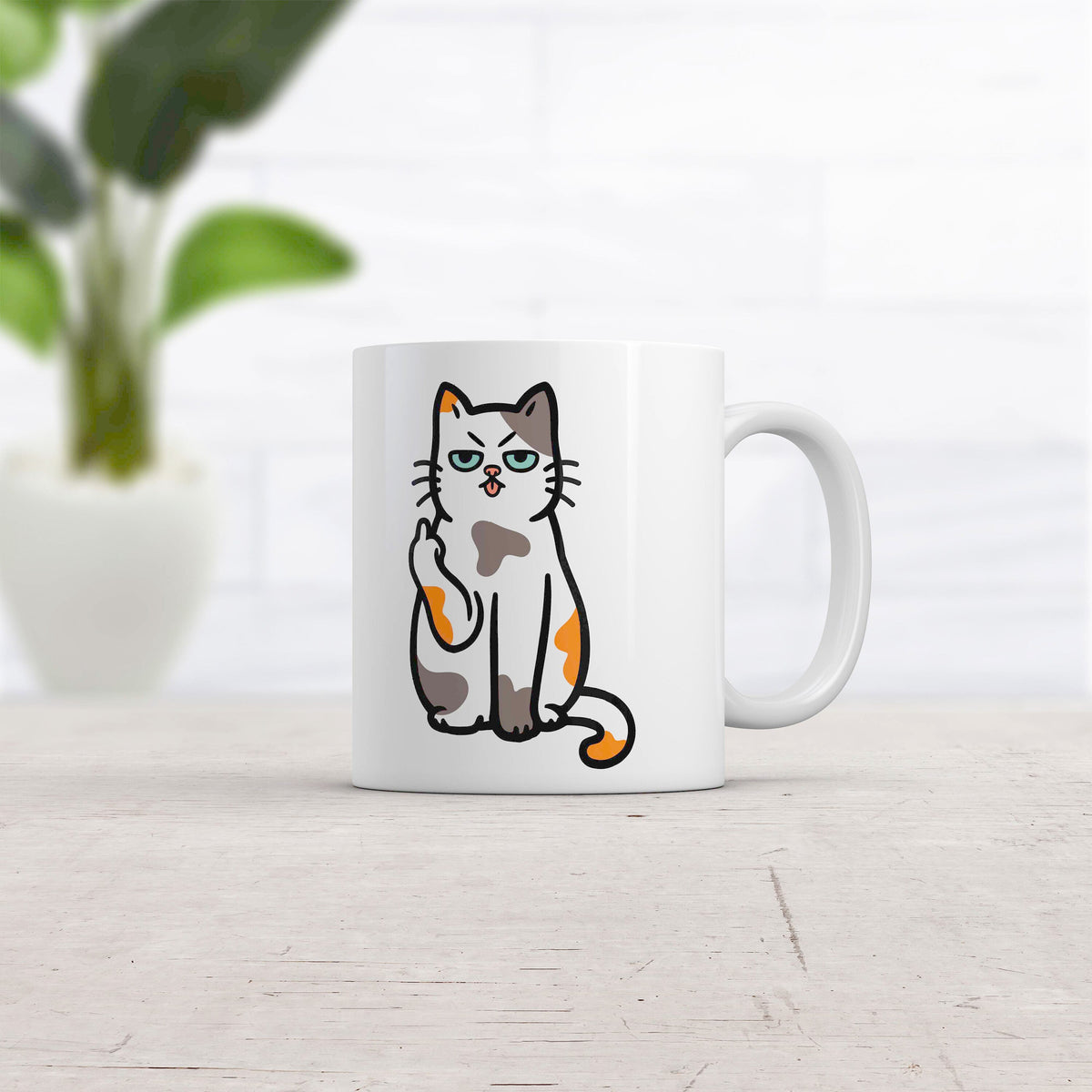 Cat Dad Mug Funny Cat Mug Cat Coffee Mug Coffee Mugs With Sayings Coffee Mugs Quotes Funny Work Mug Cat Middle Finger Graphic Tee – Bold Style · High-Quality Print