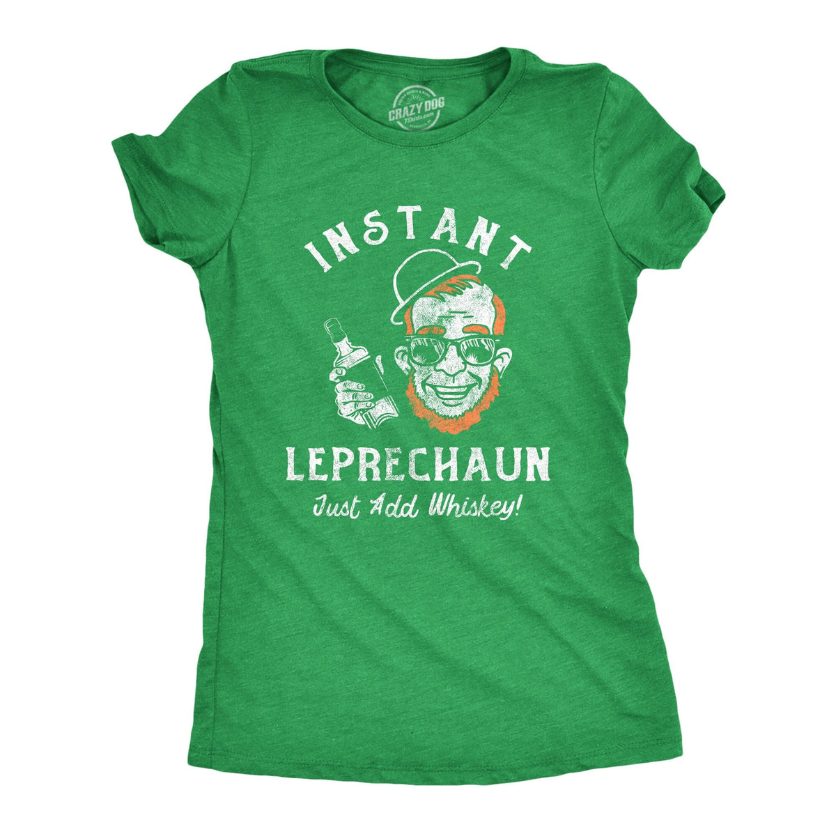Instant Leprechaun Just Add Whiskey Shamrocks St Patrick Day Shirt Luck Of The Irish Clover Shirt Woman Ireland Tee Woman Funny Shirts Graphic Tee – Everyday Comfort · Great Gift For Fans