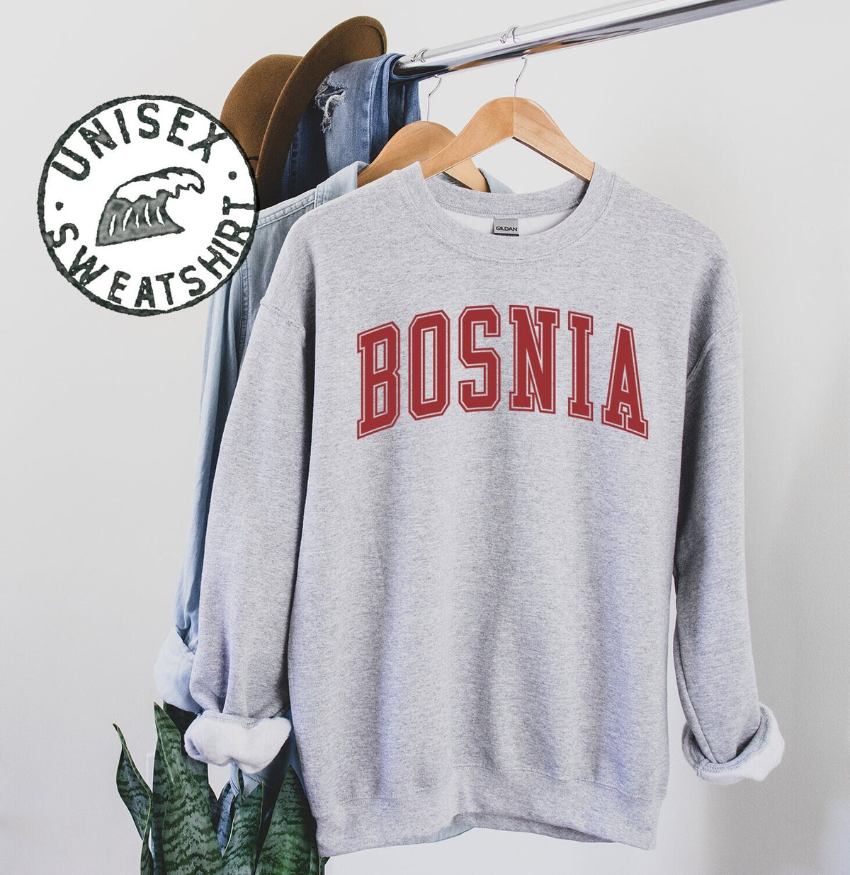 Bosnia Sweatshirt Gifts Crewneck Funny Sweater Shirt Jumper Men Women Him Her Sweatshirt – Feel-Good Design · Perfect For Daily Wear