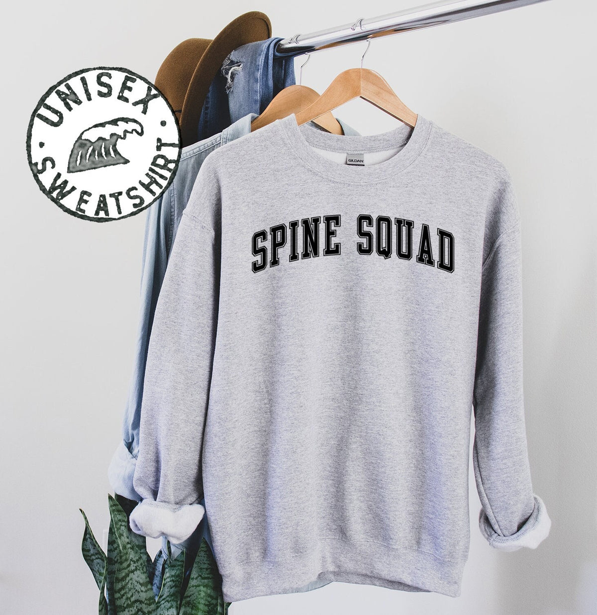 Spine Squad Orthopedic Nurse Chiropractor Sweatshirt Gifts Crewneck Funny Sweater Shirt Jumper Men Women Him Her Sweatshirt – Easygoing Wear · Trending Graphic Apparel