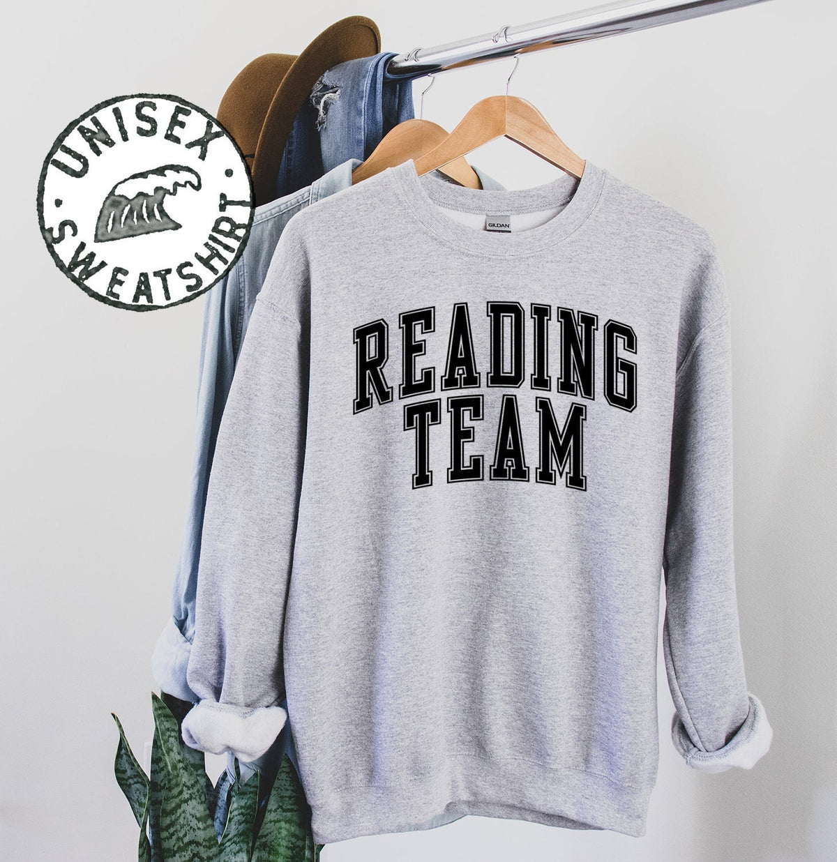 Reading Team Teacher Specialist Interventionist Coach Library Sweatshirt Gifts Crewneck Funny Sweater Shirt Jumper Men Women Him Her Sweatshirt – Soft Feel · High-Quality Print