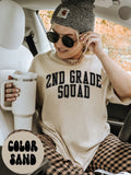 2nd Grade Squad Second Back To School Teacher Shirt Gifts Tshirt Tees TShirt Unisex Funny Graphic Tee – Aesthetic Look · Trending Graphic Apparel