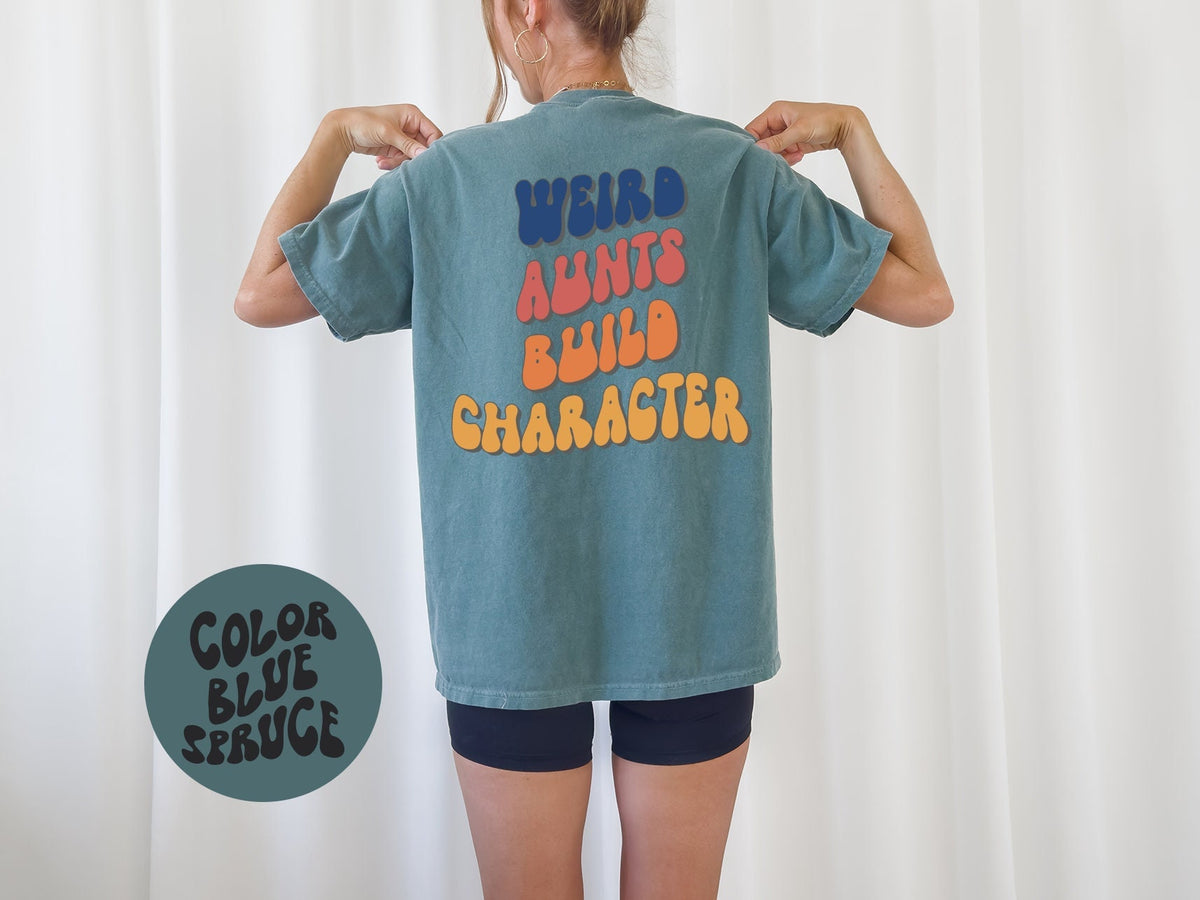 Aunt Mother39s Day BACK Print Shirt Gifts COMFORT COLORS Tshirt Crew Neck Tee Crewneck Short Sleeve Men Women Graphic Tee – Aesthetic Look · Top Pick For Any Outfit