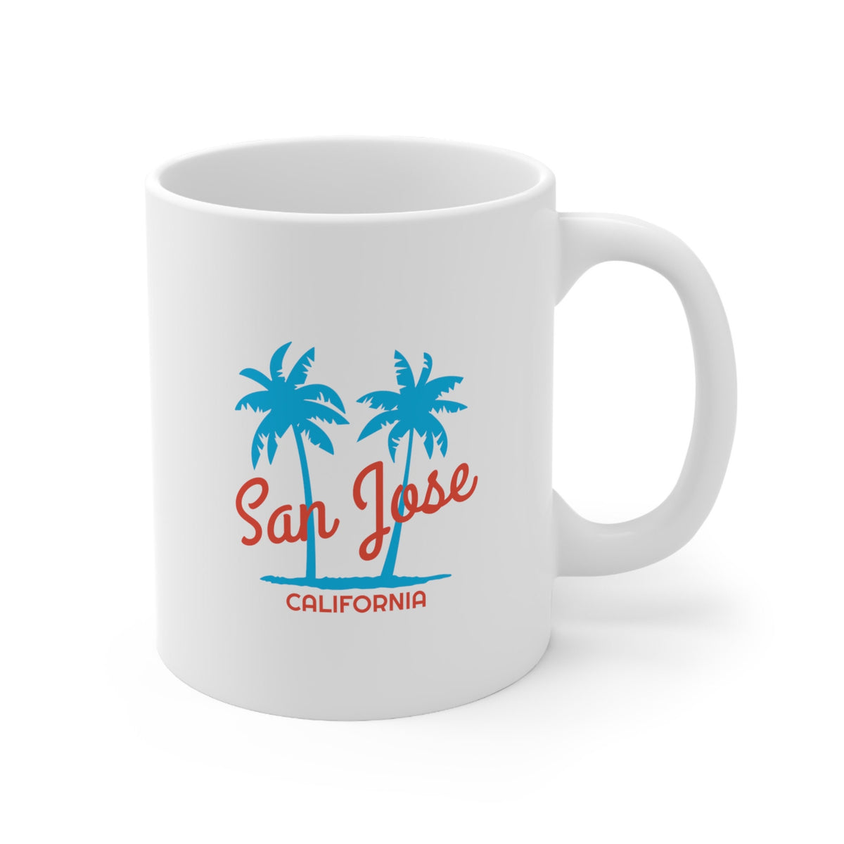 San Jose California Mug Retro 11oz Ceramic San Jose Mug Personalization Available Graphic Tee – Fan Favorite · Top Pick For Any Outfit