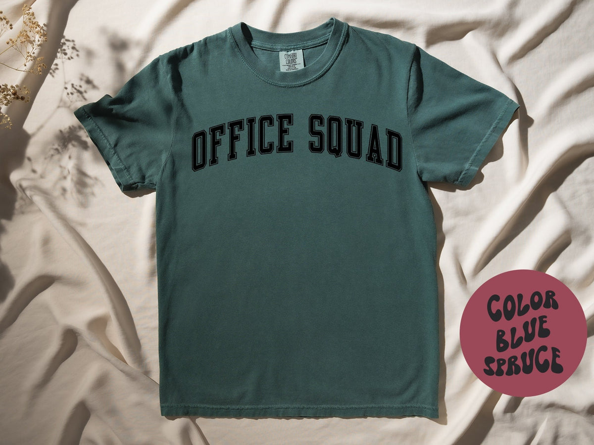 Office Squad Secretary Coworker Teacher Back To School Front Office Shirt Gifts COMFORT COLORS Tshirt Crew Neck Tee Crewneck Graphic Tee – Feel-Good Design · Top Pick For Any Outfit