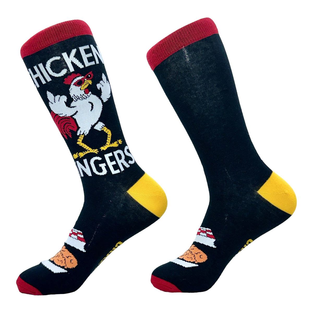Funny Socks Rude Socks Middle Finger Socks Inappropriate Socks Guys Gifts Under 20 Flipping The Bird Socks Mens Socks Chicken Fingers Graphic Tee – Bold Style · High-Quality Print