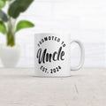 Fathers Day Gift Funny Uncle Coffee Mug With Saying Funny Work Mug Joke Quote Fathers Day Cup 11 Oz Ceramic Promoted to Uncle Est 2024 Graphic Tee – Warm & Stylish · Great Gift For Fans