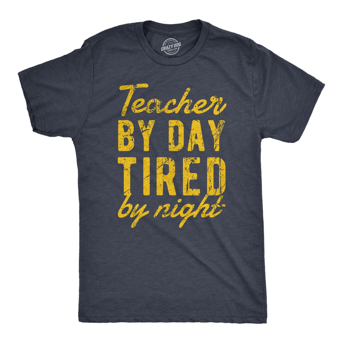 Teacher Shirts Shirt For Professor Teaching Shirt Funny Teacher Gift Sarcastic Shirts Back To School Teacher By Day Tired By Night Graphic Tee – Warm & Stylish · Top Pick For Any Outfit