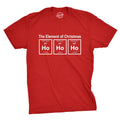 Elements of Christmas Science Teacher Gift Funny Science Christmas Shirt Funny Science Lover Gift Christmas Tree Shirts HO HO HO Graphic Tee – Aesthetic Look · Perfect For Daily Wear