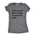 Introverted Willing To Discuss Cats Sarcastic Cat Lover Gifts I Love Cats Shirt Funny Cat Mom Shirt Cat Shirts Introvert Shirts Graphic Tee – Feel-Good Design · Trending Graphic Apparel