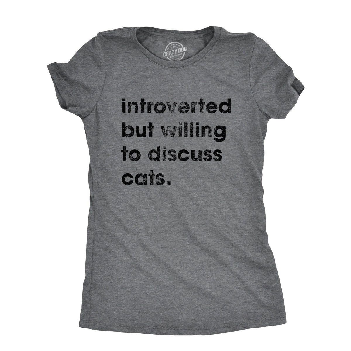 Introverted Willing To Discuss Cats Sarcastic Cat Lover Gifts I Love Cats Shirt Funny Cat Mom Shirt Cat Shirts Introvert Shirts Graphic Tee – Feel-Good Design · Trending Graphic Apparel