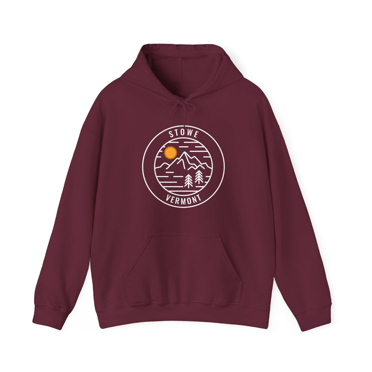 Stowe Vermont Hoodie Retro Unisex Stowe Hoodie Sweatshirt Personalization Available Hoodie – Aesthetic Look · Great Gift For Fans