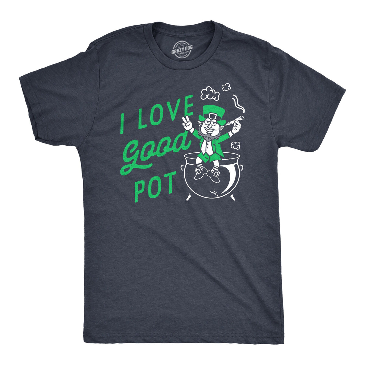I Love Good Pot Leprechaun Pot Leaf Irish Weed Men 420 Shirts Weed Leaf St Patricks Day Shirts Funny Cannabis Shirts Weed Shirts Graphic Tee – Everyday Comfort · High-Quality Print