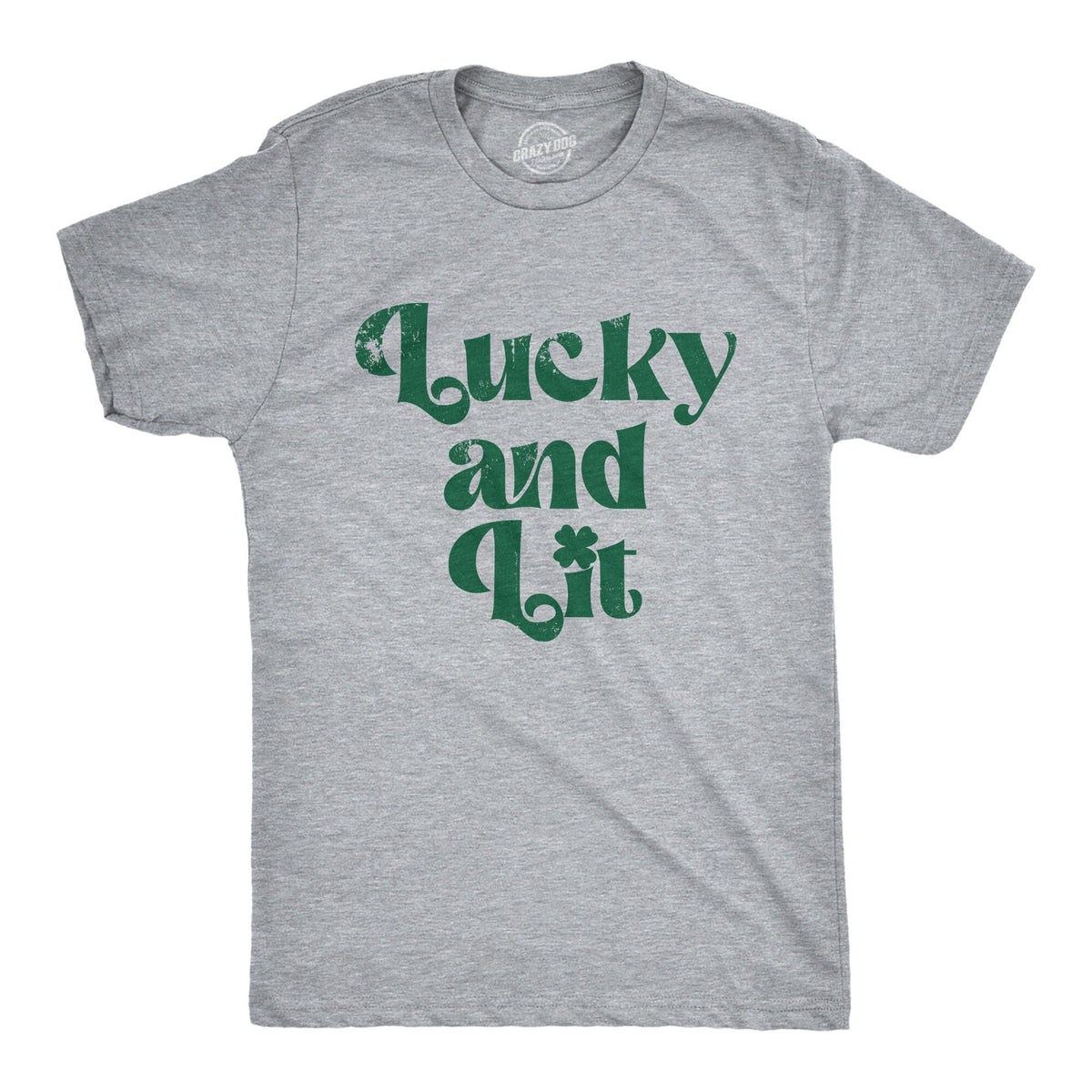Lucky and Lit Tshirt Men Funny St Patrick Day Shirt Party Shirts Men Ireland Shirts Clover Shenanigans Shamrock Shirt Getting Lit Graphic Tee – Feel-Good Design · Great Gift For Fans