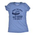 Sorry For What I Said While Docking The Boat Lake Shirt Boating Shirts Lake Life Funny Shirts Innuendo Shirts Funny Nautical Shirts Graphic Tee – Bold Style · Perfect For Daily Wear