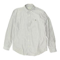 Lacoste Mens Grey Long Sleeve Button Up Shirt Vintage High End Designer VTG Graphic Tee – Easygoing Wear · Top Pick For Any Outfit