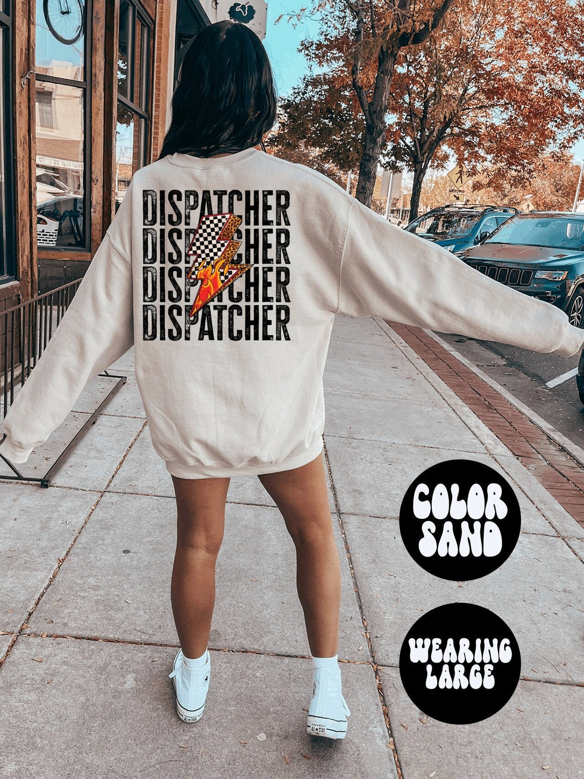Dispatcher 911 BACK PRINT Sweatshirt Gifts Crewneck Funny Sweater Shirt Jumper Men Women Him Her Sweatshirt – Feel-Good Design · Perfect For Daily Wear