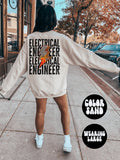 Electrical Engineer Engineering Graduation Student BACK PRINT Sweatshirt Gifts Crewneck Funny Sweater Shirt Jumper Men Women Him Her Sweatshirt – Aesthetic Look · Perfect For Daily Wear
