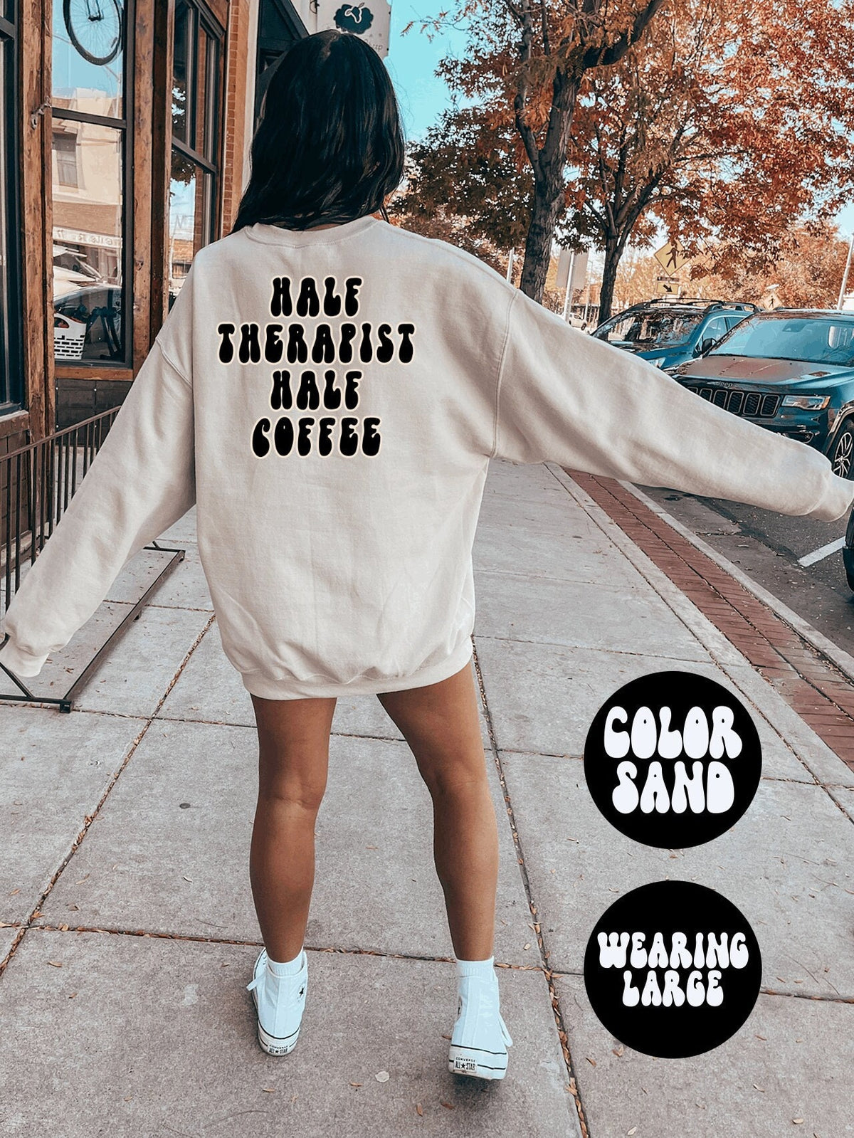 Therapist BACK PRINT Sweatshirt Gifts Crewneck Funny Sweater Shirt Jumper Men Women Him Her Sweatshirt – Premium Graphic · Trending Graphic Apparel