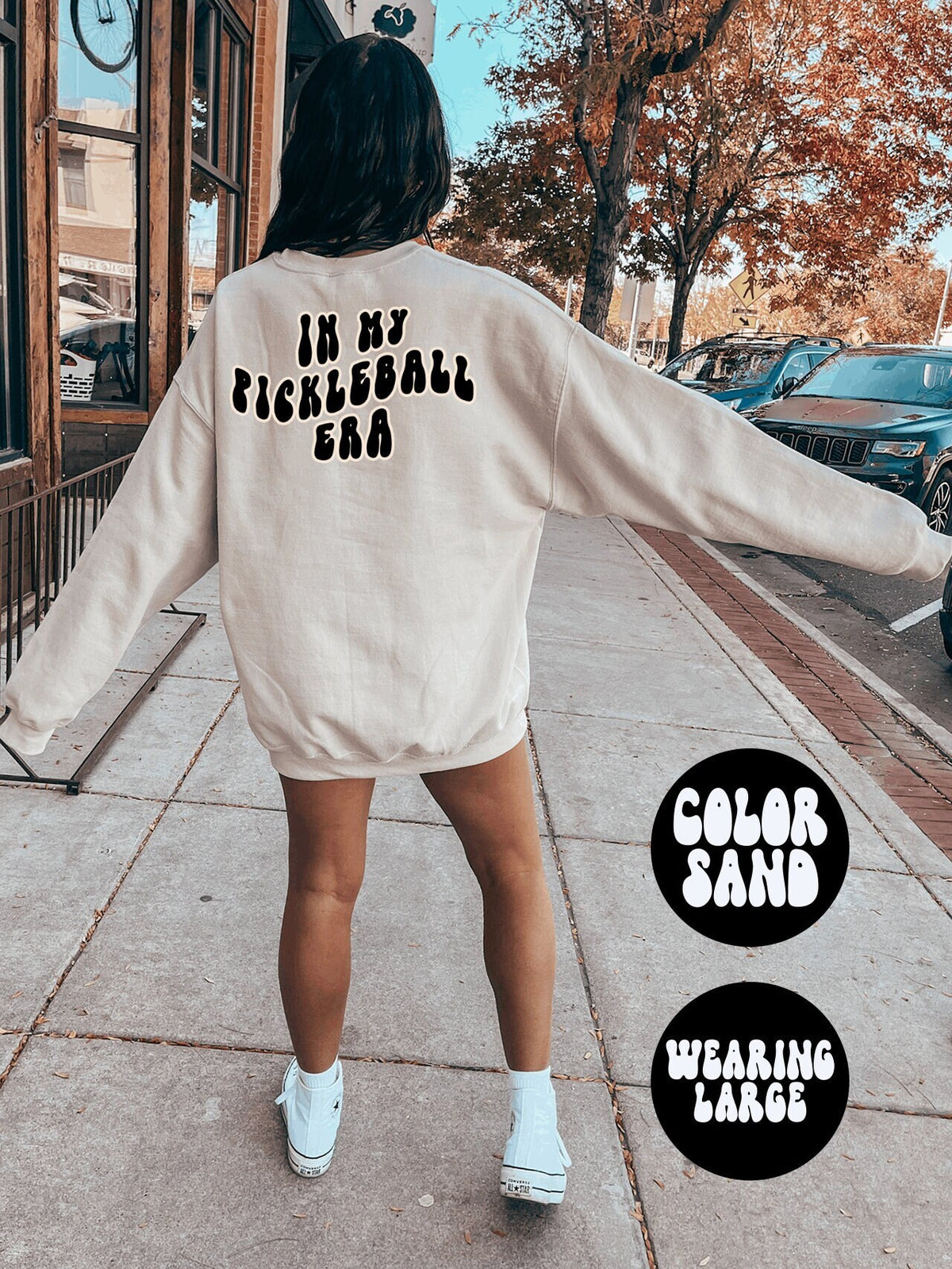 Pickleball Era BACK PRINT Sweatshirt Gifts Crewneck Funny Sweater Shirt Jumper Men Women Him Her Sweatshirt – Cozy Vibes · Perfect For Daily Wear