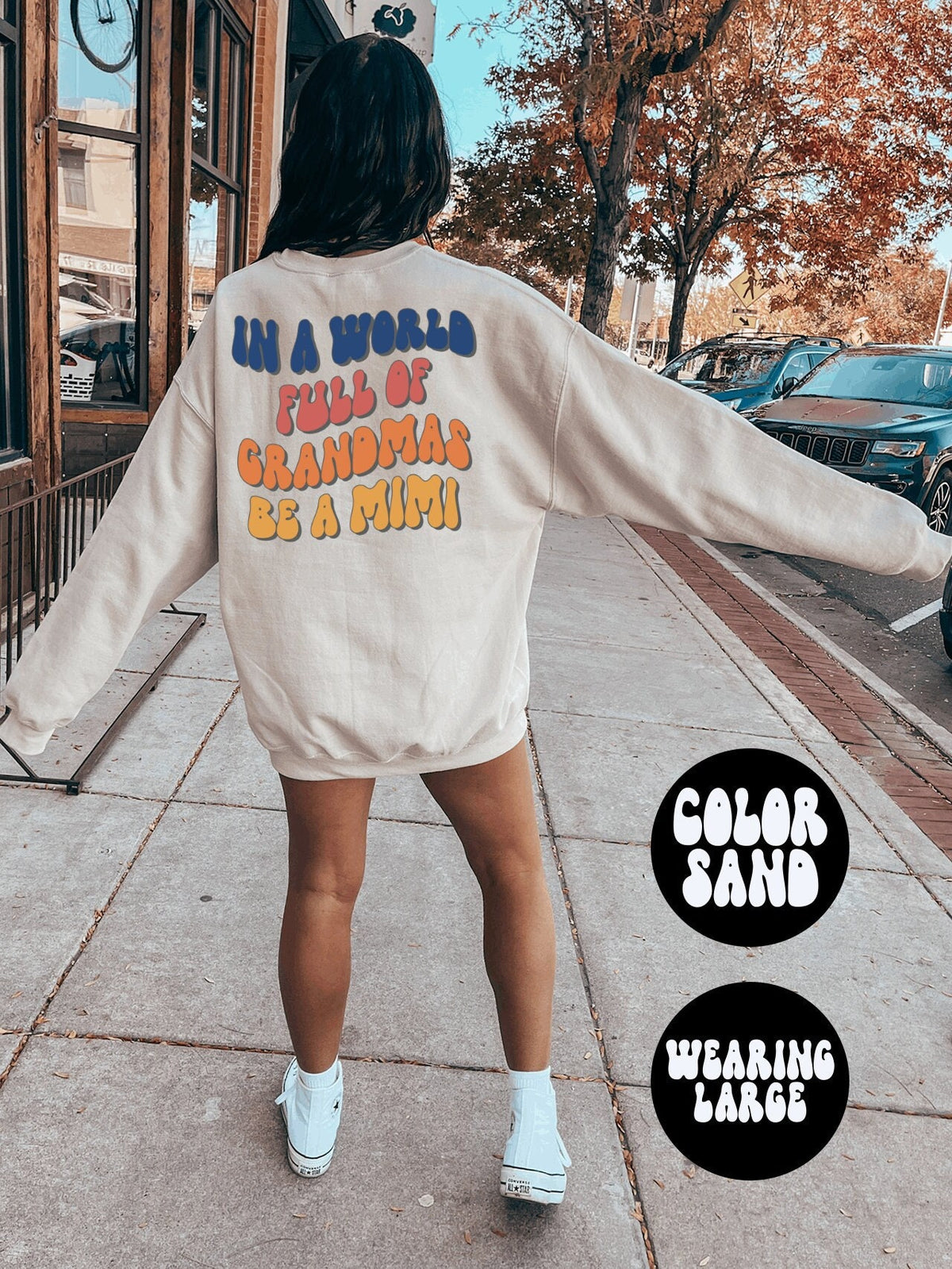 Mimi Grandma Mother39s Day BACK PRINT Sweatshirt Gifts Crewneck Funny Sweater Shirt Jumper Men Women Him Her Sweatshirt – Aesthetic Look · Top Pick For Any Outfit