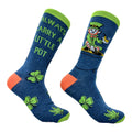 Always Carry A Little Pot Socks Funny Unisex St Patricks Day Socks Clover Socks Leprechaun Socks Lucky Socks Funny Weed Socks Pot Sock Graphic Tee – Bold Style · Perfect For Daily Wear