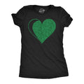 GLITTER Heart Green Glitter Heart Love Tee Wife Anniversary Gift Lucky Wife Newlywed Shirt Woman Saint Patrick39s Day Love Green Graphic Tee – Soft Feel · Perfect For Daily Wear