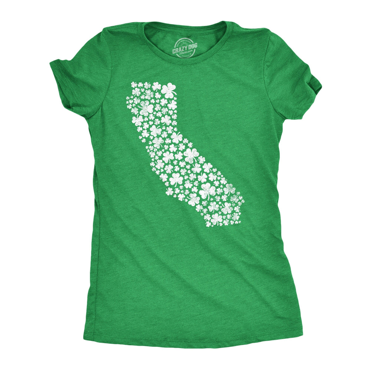 California State Clovers Shamrocks St Patrick39s Day Parade St Patrick39s Day Shirt Luck Of The Irish Green Clover Shirt Woman Cali Graphic Tee – Fan Favorite · Must-Have Style