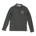 AJ Armani Jeans Mens 2 Tone Grey Long Sleeve Polo Shirt Vintage Designer VTG Graphic Tee – Premium Graphic · Perfect For Daily Wear