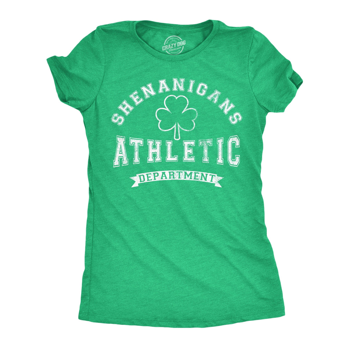 Shenanigans Athletic Department St Patrick Day Shirt Luck Of The Irish Green Clover Shirt Woman Ireland Tee Woman Funny Shirts Women Graphic Tee – Cozy Vibes · Trending Graphic Apparel