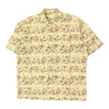 Pierre Cardin Beige Short Sleeve Hawaiian Shirt Vintage Luxury Designer VTG Graphic Tee – Bold Style · Must-Have Style