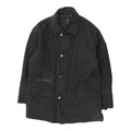 Fay Mens Black Collared Quilted Jacket Vintage High End Designer Coat VTG Graphic Tee – Soft Feel · Perfect For Daily Wear