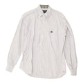 Aquascutum Mens White Pink Striped Button Down Collar Shirt Vintage Designer Graphic Tee – Everyday Comfort · Must-Have Style