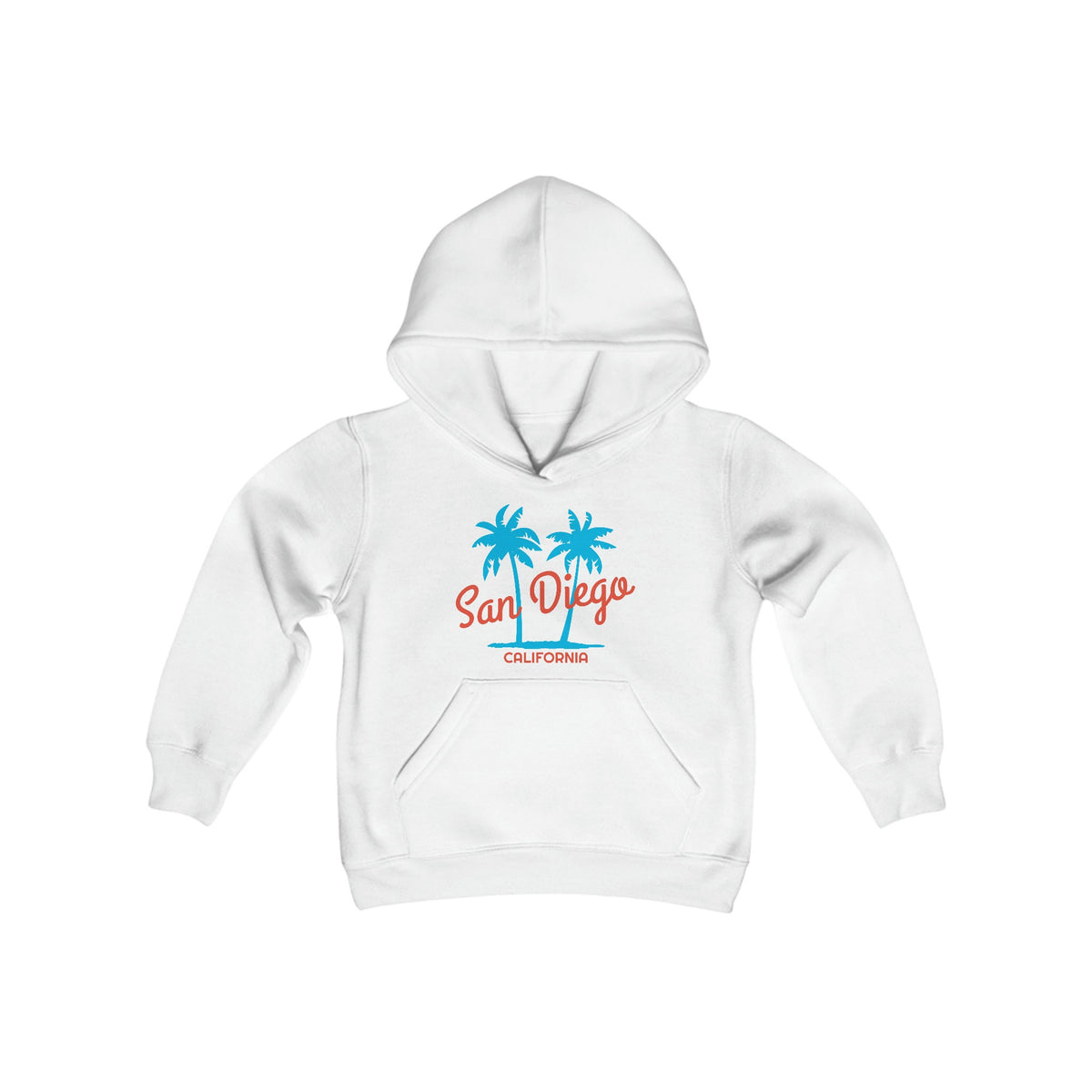 San Diego California Youth Hoodie Retro Mountain San Diego Youth Sweatshirt Personalization Available Hoodie – Cozy Vibes · Perfect For Daily Wear