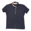 Piero Guidi Womens Navy Collared Polo Shirt Vintage High End Designer VTG Graphic Tee – Everyday Comfort · Perfect For Daily Wear