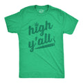 Funny Weed Shirts Men Cannabis Smokers Shirts Joke High TShirtHigh Y39all Hi Y39all Ganja Marijuana Shirts For Guys Southern Shirts Graphic Tee – Soft Feel · High-Quality Print